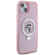 Karl Lagerfeld KLHMP15SHMRSKCP iPhone 15 6.1" pink/pink hardcase Ring Stand Karl&Choupette MagSafe