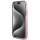 Karl Lagerfeld KLHMP15SHMRSKCP iPhone 15 6.1" pink/pink hardcase Ring Stand Karl&Choupette MagSafe