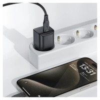 Acefast A73 Mini PD 20W GaN USB-C wall charger - black