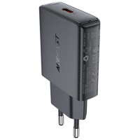 Acefast A65 PD 20W GaN USB-C Ultra Slim Wall Charger - Black