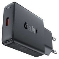 Acefast A65 PD 20W GaN USB-C Ultra Slim Wall Charger - Black
