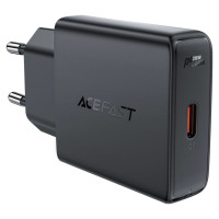 Acefast A65 PD 20W GaN USB-C Ultra Slim Wall Charger - Black