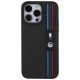 BMW Tricolor M Collection iPhone 15 Pro Case - Black