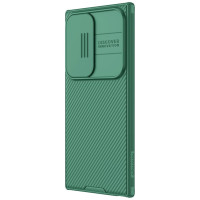 Nillkin CamShield Pro armored case with camera protector for Samsung Galaxy S24 Ultra - green