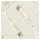 Dudao L7SF 2in1 cable USB-C - USB-C / Lightning 100W 1.2m - beige