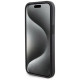 Ferrari Grip Stand Metal Logo case for iPhone 15 - black