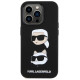 Karl Lagerfeld Silicone Karl&Choupette Head case for iPhone 15 Pro Max - black
