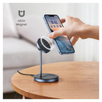 Ugreen CD317 MagSafe / Qi 2in1 charging station - black