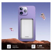 Choetech B655 mini wireless magnetic powerbank 5000mAh - silver
