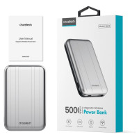Choetech B655 mini wireless magnetic powerbank 5000mAh - silver