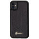 Guess Sequin Script Metal case for iPhone 11 / Xr - black