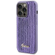 Guess Sequin Script Metal case for iPhone 14 Pro - purple