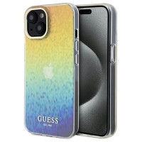 Guess IML Faceted Mirror Disco Iridescent case for iPhone 14 / 15 / 13 - multicolor