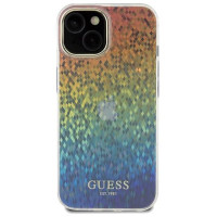 Guess IML Faceted Mirror Disco Iridescent case for iPhone 14 / 15 / 13 - multicolor