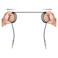 Choetech AUX002 cable mini jack 3.5mm (male) / mini jack 3.5mm (male) 1.2m - black