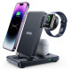 Joyroom JR-WQS02 iPhone AirPods Apple Watch 4in1 charging station foldable - black