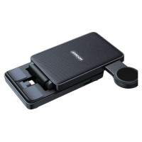 Joyroom JR-WQS02 iPhone AirPods Apple Watch 4in1 charging station foldable - black