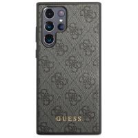 Guess 4G Metal Gold Logo case for Samsung Galaxy S24 Ultra - black