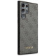 Guess 4G Metal Gold Logo case for Samsung Galaxy S24 Ultra - black