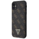 Guess 4G Triangle Metal Logo case for iPhone 11 / XR - black