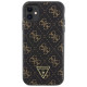 Guess 4G Triangle Metal Logo case for iPhone 11 / XR - black