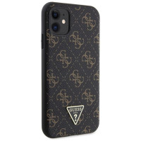 Guess 4G Triangle Metal Logo case for iPhone 11 / XR - black