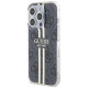 Guess IML 4G Gold Stripe case for iPhone 15 Pro - black