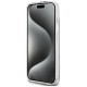 Guess IML 4G Gold Stripe case for iPhone 15 Plus / 14 Plus - black