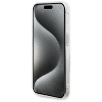 Guess IML Flowers Wreatch MagSafe iPhone 15 Pro Max Case - Clear
