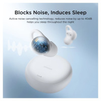 Joyroom TWS Joyroom JR-TS2 Cozydots Series wireless headphones with active noise reduction, Bluetooth 5.3 - white
