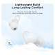 Joyroom TWS Joyroom JR-TS2 Cozydots Series wireless headphones with active noise reduction, Bluetooth 5.3 - white