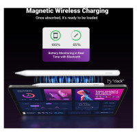 Ugreen LP653 stylus with wireless charging for iPad tablets - white