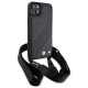 BMW M Edition Carbon Stripe & Strap case for iPhone 15 / 14 / 13 - black