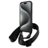 BMW M Edition Carbon Stripe & Strap case for iPhone 15 / 14 / 13 - black
