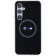 BMW M Silicone Printed Ring MagSafe case for Samsung Galaxy S24+ - black