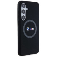BMW M Silicone Printed Ring MagSafe case for Samsung Galaxy S24+ - black