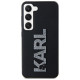 Karl Lagerfeld 3D Rubber Glitter Logo case for Samsung Galaxy S23 - black