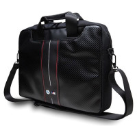 BMW Carbon & Red Stripes bag for a 16" laptop - black