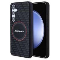 Mercedes AMG Silicone Carbon Pattern MagSafe case for Samsung Galaxy S24+ - black