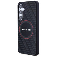 Mercedes AMG Silicone Carbon Pattern MagSafe case for Samsung Galaxy S24+ - black
