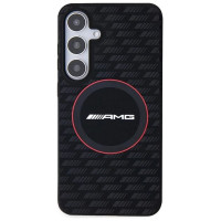 Mercedes AMG Silicone Carbon Pattern MagSafe case for Samsung Galaxy S24+ - black