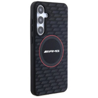 Mercedes AMG Silicone Carbon Pattern MagSafe case for Samsung Galaxy S24+ - black