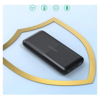 Choetech Powerbank Choetech B654 10000mAh 22.5W USB-A / USB-C / micro USB with built-in USB-C / Lightning cable - black