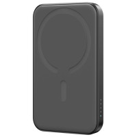Joyroom Powerbank Joyroom JR-W020 Mini 5000mAh USB-A USB-C inductive 20W - black + USB-C / USB-C cable