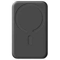 Joyroom Powerbank Joyroom JR-W020 Mini 5000mAh USB-A USB-C inductive 20W - black + USB-C / USB-C cable