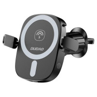 Dudao FW11 Car Phone Holder with 15W Inductive Charger for Air Vent/Cockpit - Black