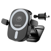 Dudao FW11 Car Phone Holder with 15W Inductive Charger for Air Vent/Cockpit - Black