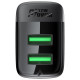 Acefast A86 mains charger 2x USB-A 12W - black