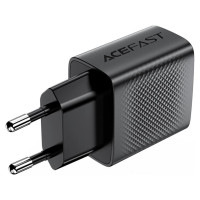 Acefast A86 mains charger 2x USB-A 12W - black