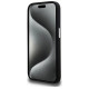 Karl Lagerfeld Silicone Metal Script Logo case for iPhone 15 Pro - black